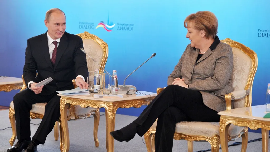 Angela Merkelová na návštěvě Ruska