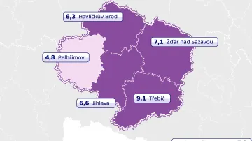 Nezaměstnanost v Kraji Vysočina v březnu 2015