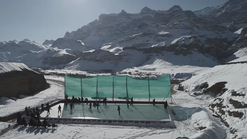 Kluziště v Mulbekhu