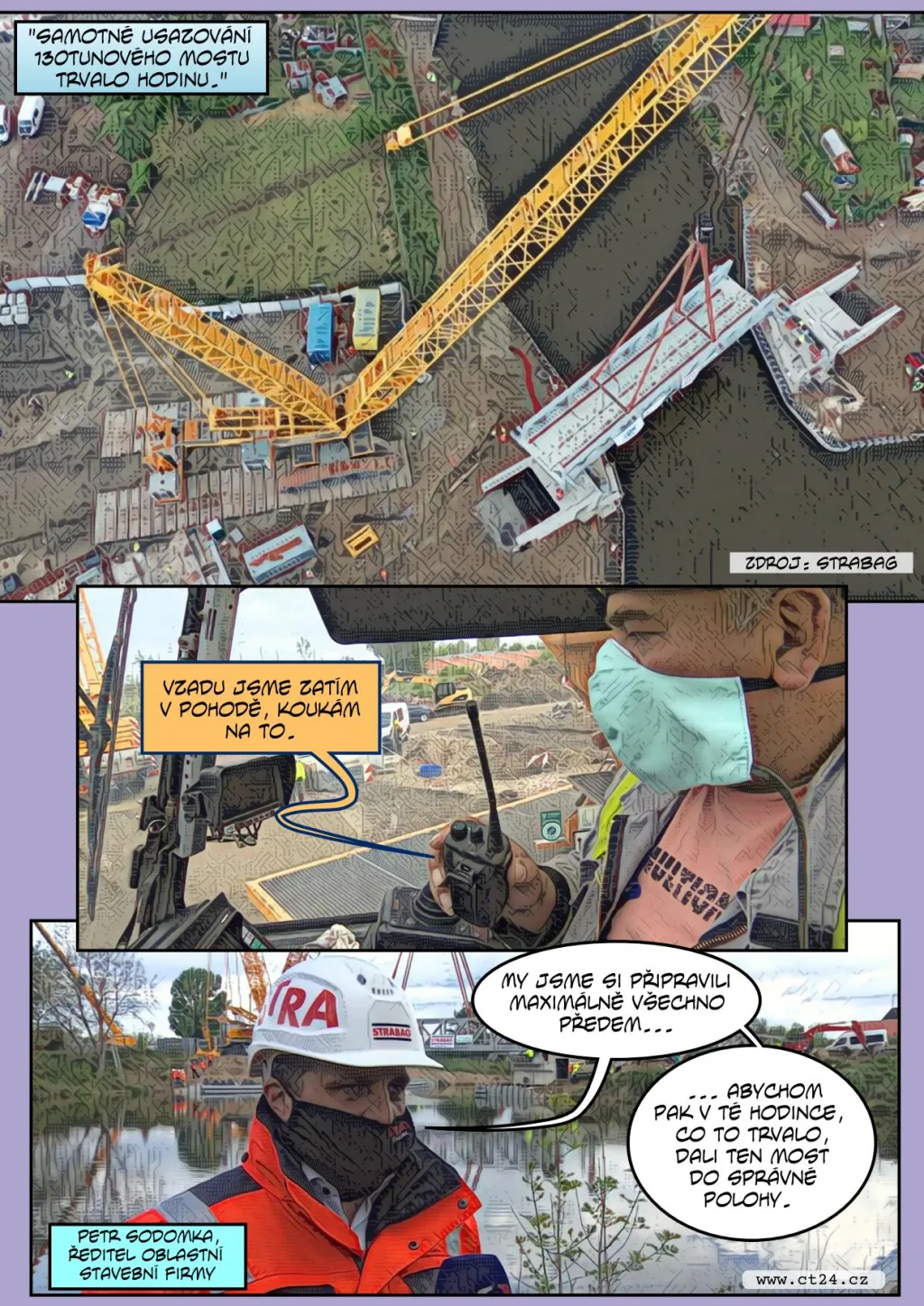 V Česku vzniká první zdvižný most