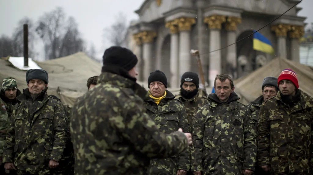 Příslušníci ukrajinských záloh