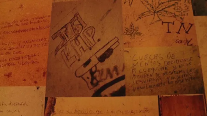 Graffiti na zdi panamských domů vyprávějí o minulosti