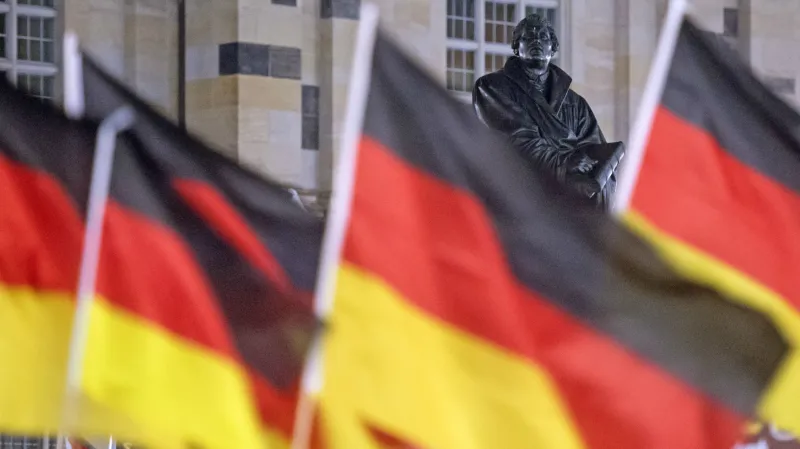 Demonstrace přívrženců Pegidy