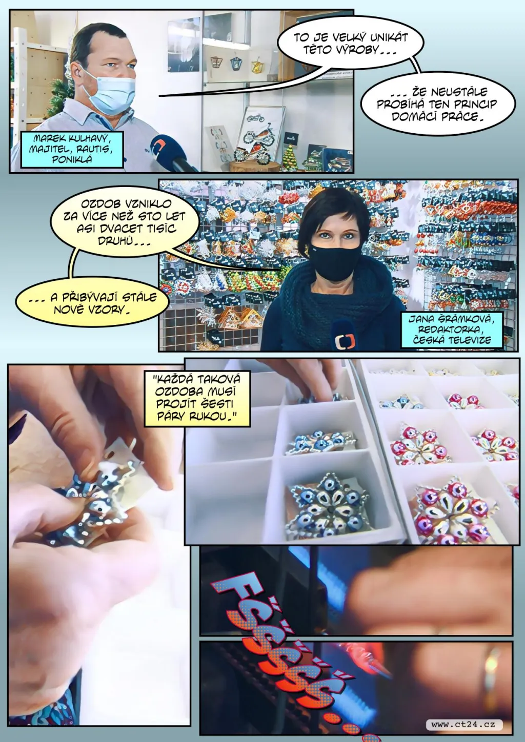 Vánoční ozdoby z Poniklé se dostaly na prestižní seznam UNESCO