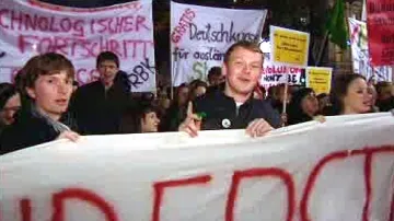 Protest rakouských studentů