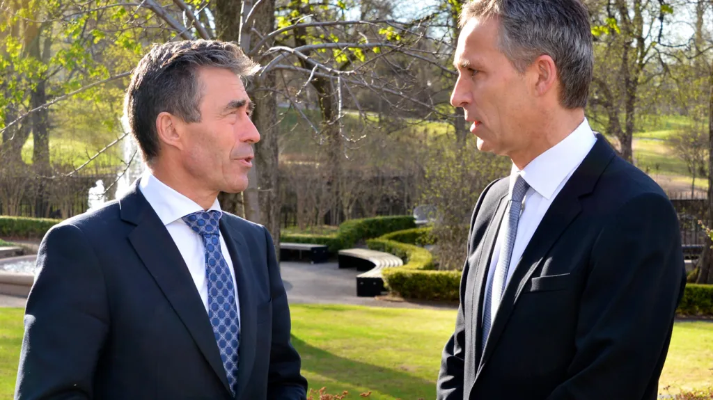 Anders Fogh Rasmussen a Jens Stoltenberg