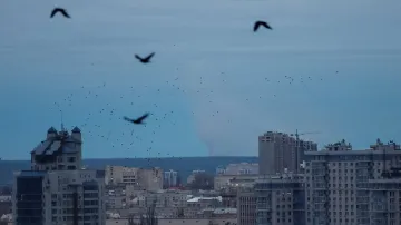 Pohled na ukrajinské hlavní město Kyjev