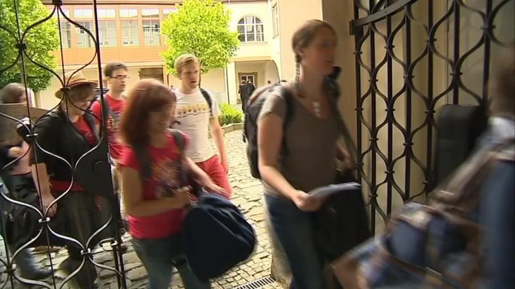 Odjezd na demonstraci