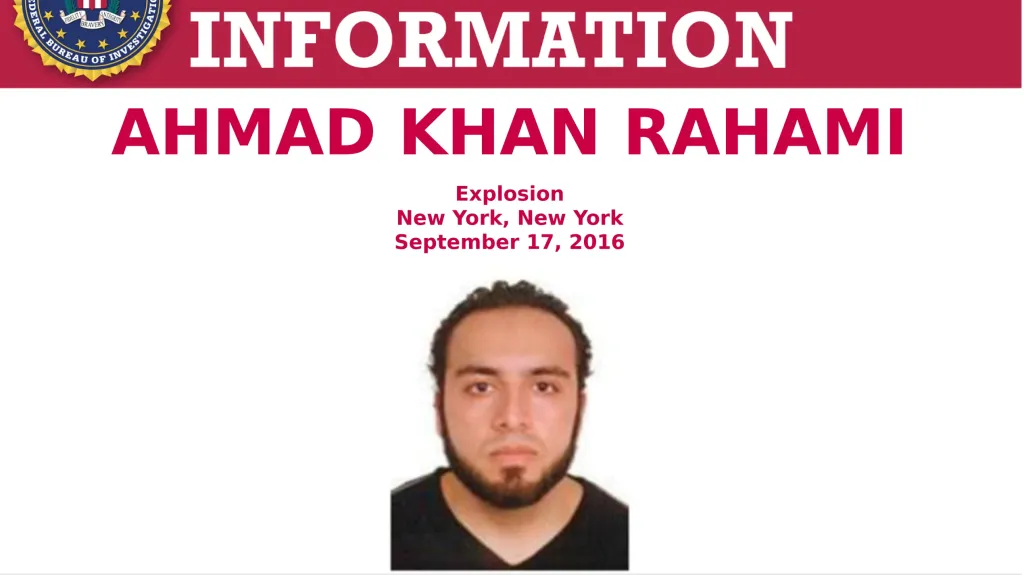 Fotografii Ahmada Khana Rahamiho zveřejnila FBI