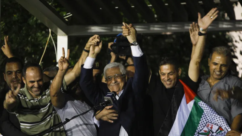 Propuštěné vězně přivítal osobně i Mahmúd Abbás