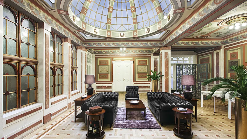 Palác Archa (Praha 1). Zdobnou budovu Legiobanky z roku 1923 navrhl architekt Josef Gočár v dříve vysmívaném, dnes však oceňovaném národním stylu. Legiobance se dařilo, a proto brzy přibyla vedlejší, již funkcionalistická budova, kde dnes mimo jiné sídlí Divadlo Archa.