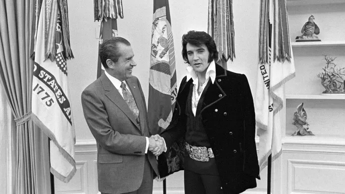 Richard Nixon a Elvis Presley, 1970