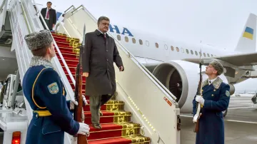 Petro Porošenko přijel do Minsku