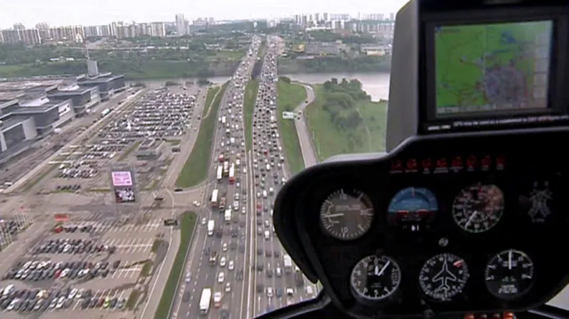 Dopravní zácpa v Moskvě