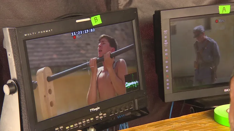 Natáčení Četníků z Luhačovic