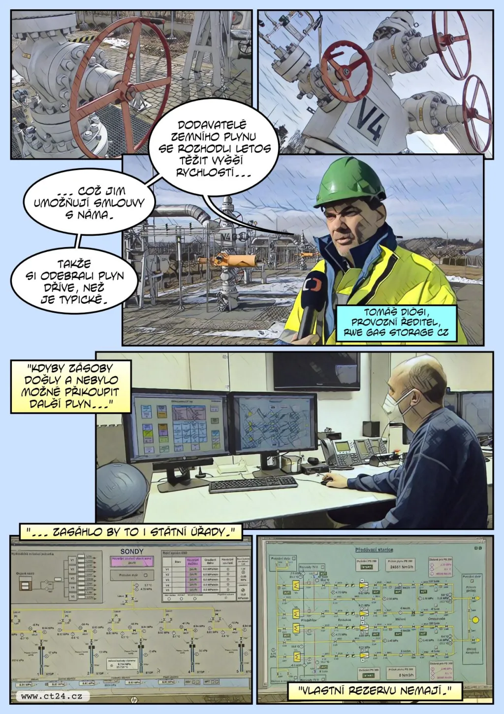 Ubývá zemního plynu