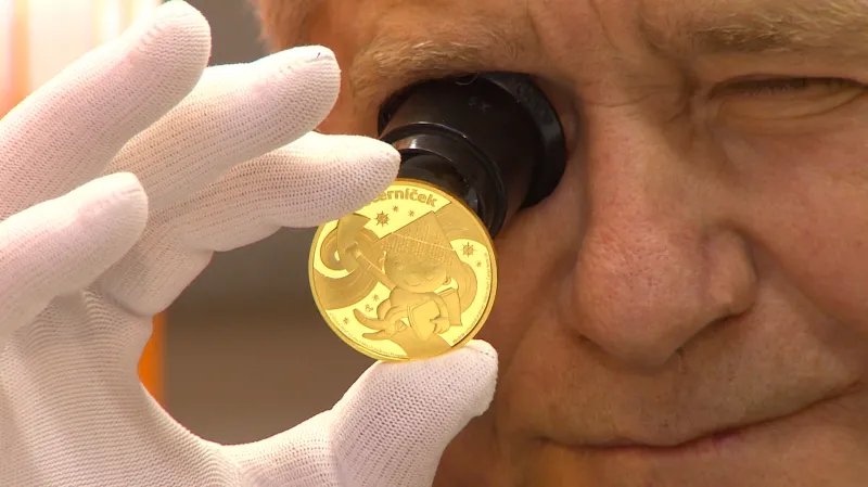 Ražba mincí s Večerníčkem