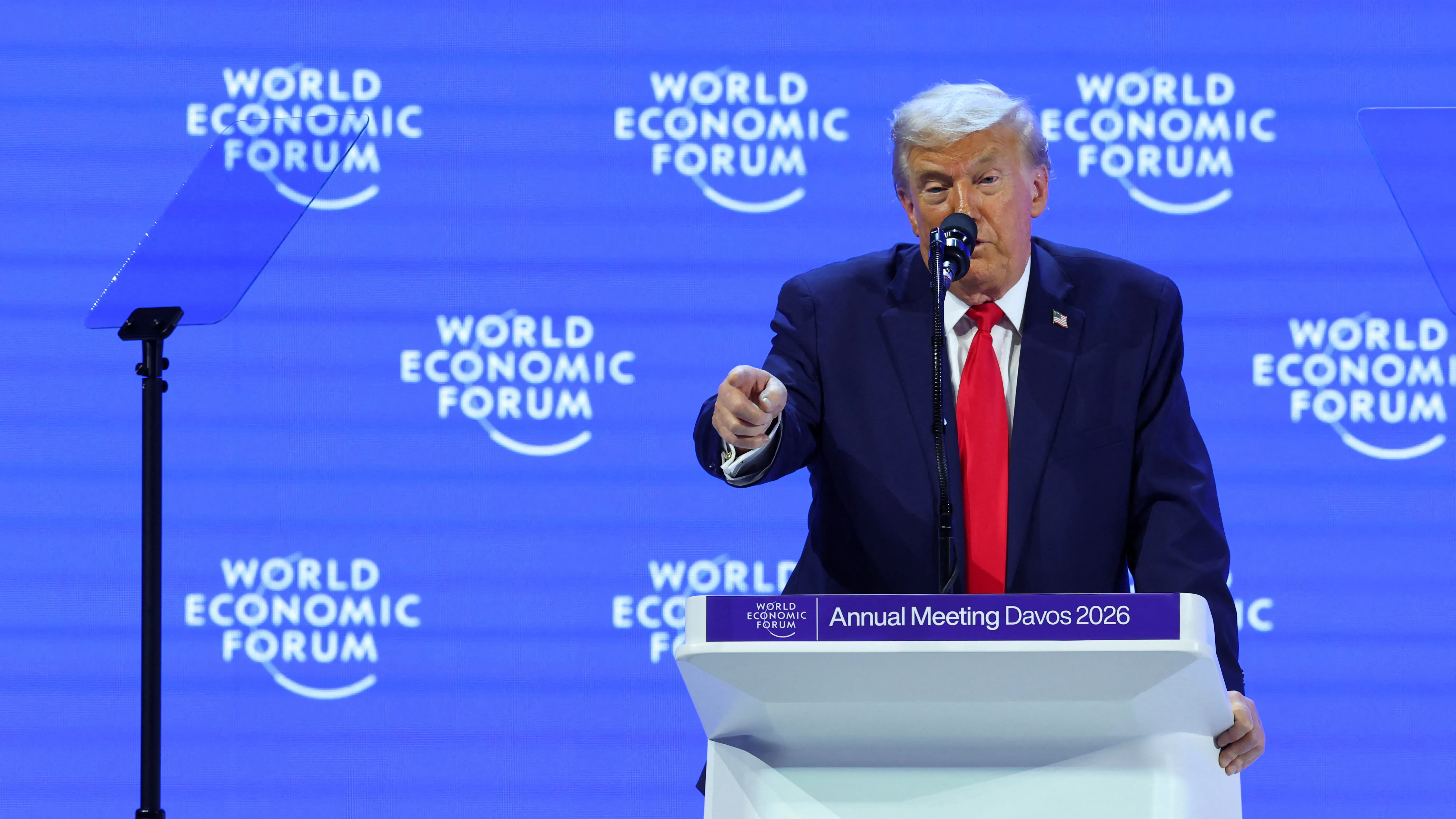 Jen USA mohou ochránit Grónsko, řekl Trump v Davosu