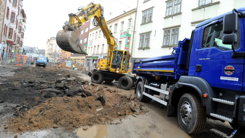 Rekonstrukce ulic v Brně budou pokračovat