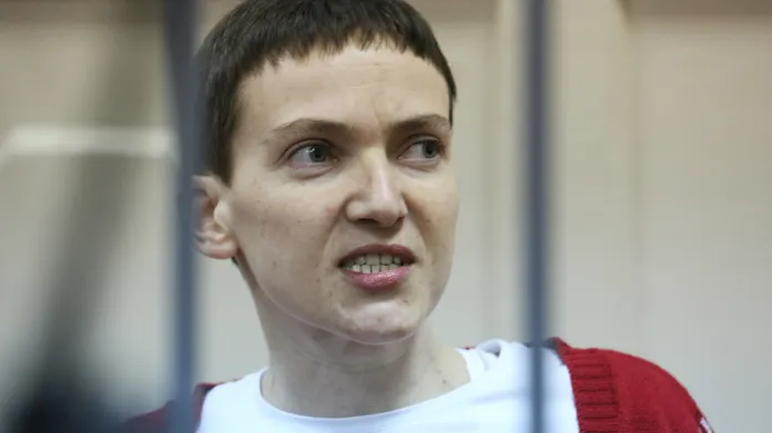Naděžda Savčenková před ruským soudem
