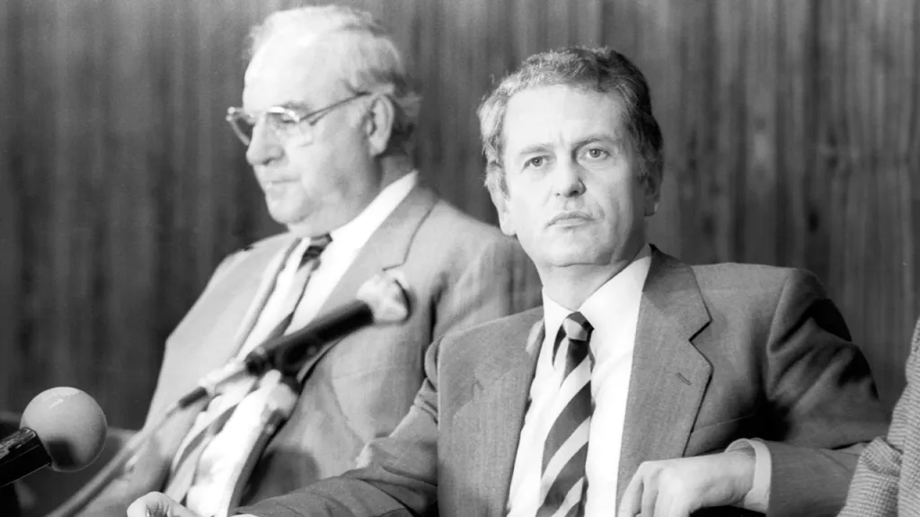Helmut Kohl a Uwe Barschel