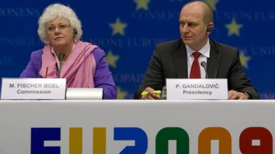 Mariann Fischer Boelová a Petr Gandalovič