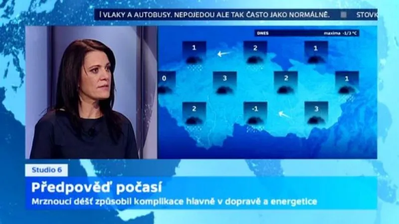 Předpověď počasí: Oteplí se od východu