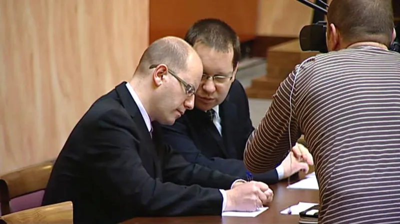 Bohuslav Sobotka u Ústavního soudu