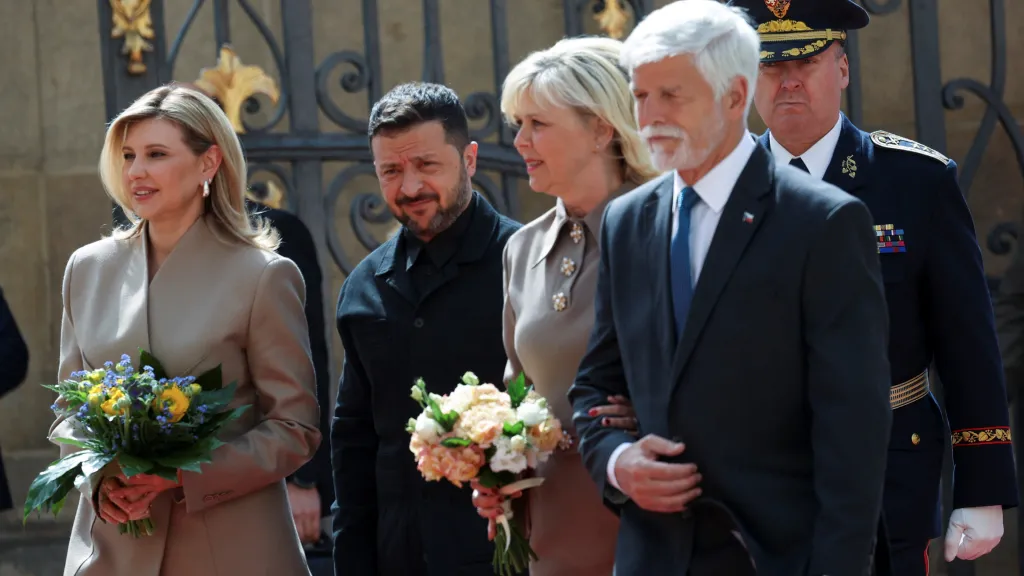 Návštěva ukrajinského prezidenta Volodymyra Zelenského v Praze