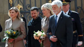 Návštěva ukrajinského prezidenta Volodymyra Zelenského v Praze
