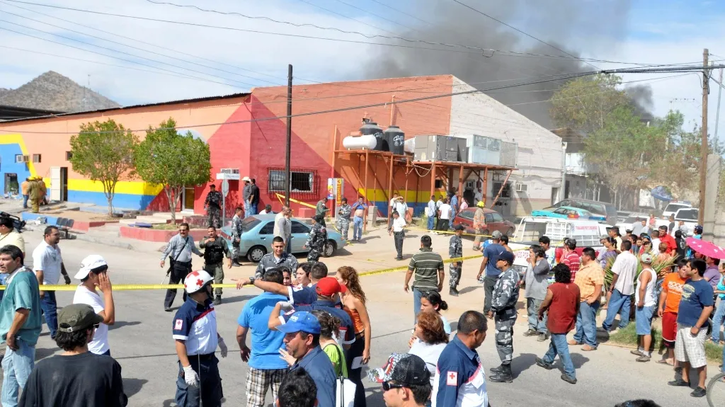 Požár v mexických jeslích