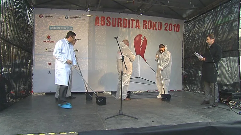 Vyhlašování soutěže Absurdita roku
