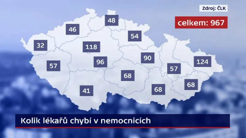 Kolik lékařů chybí v nemocnicích