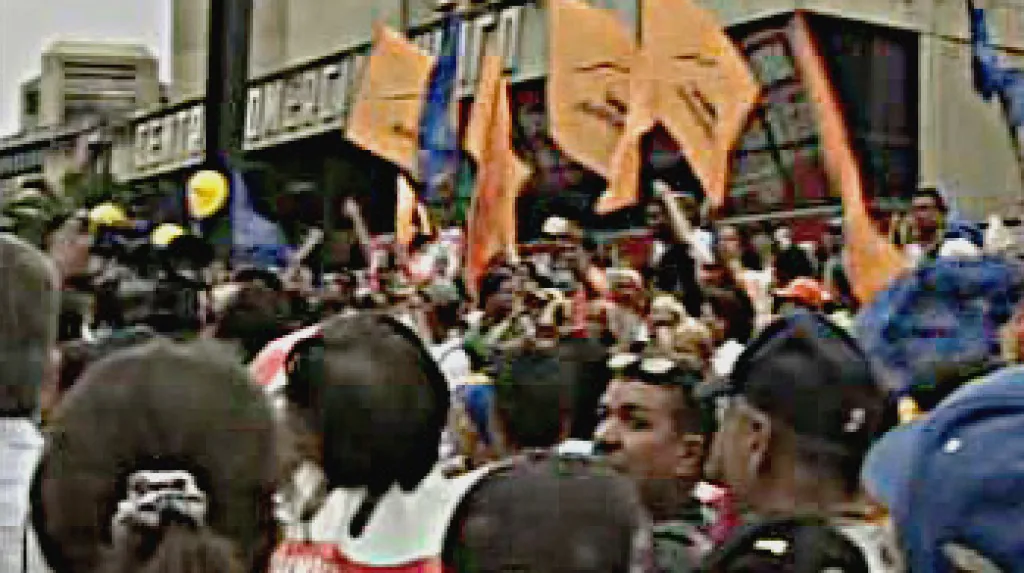 Demonstrace proti Hugo Chávezovi
