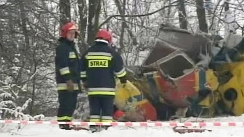 Trosky záchranářského vrtulníku