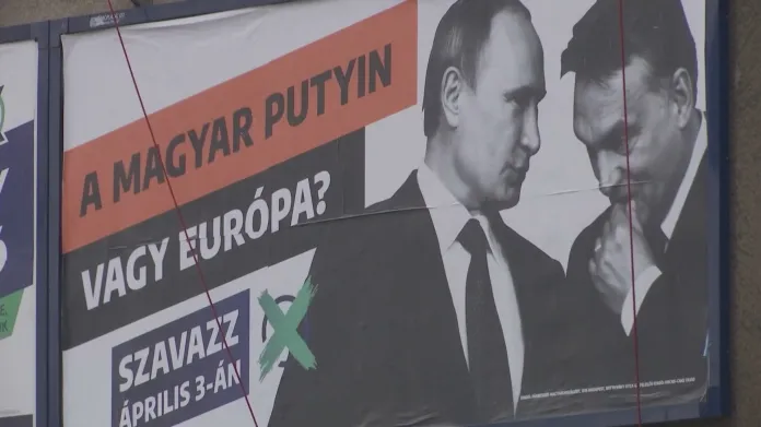 Předvolební plakát maďarské opozice
