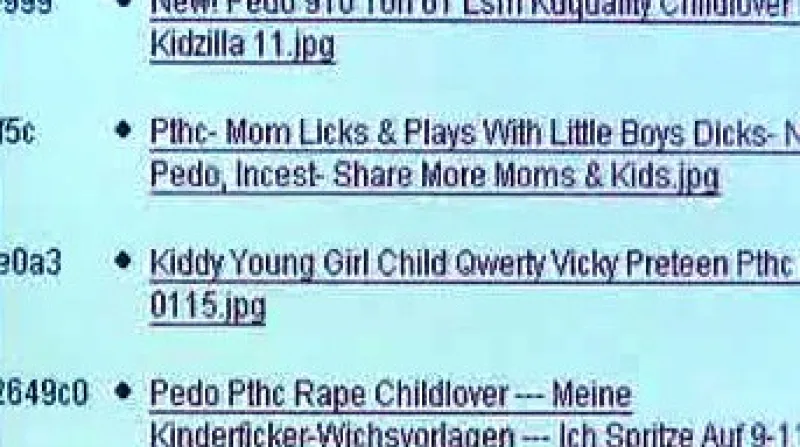 Dětská pornografie na internetu