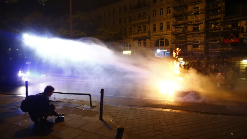 Demonstrace v Hamburku