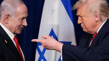 Benjamin Netanjahu a Donald Trump (prosinec 2025)