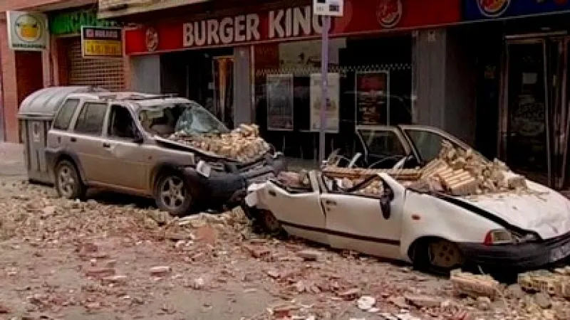 Následky zemětřesení ve Španělsku