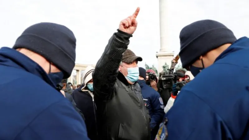 Protest v Budapešti,  Autor: Bernadett Szabo,  Zdroj: Reuters