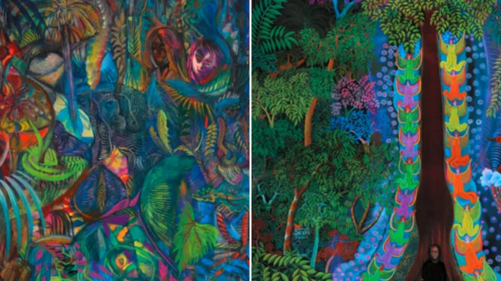 Z výstavy Duše pra/lesa