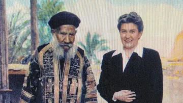 Marta Hellmuthová během svého pobytu v Egyptě