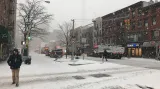 Sněhem zasypaný New York