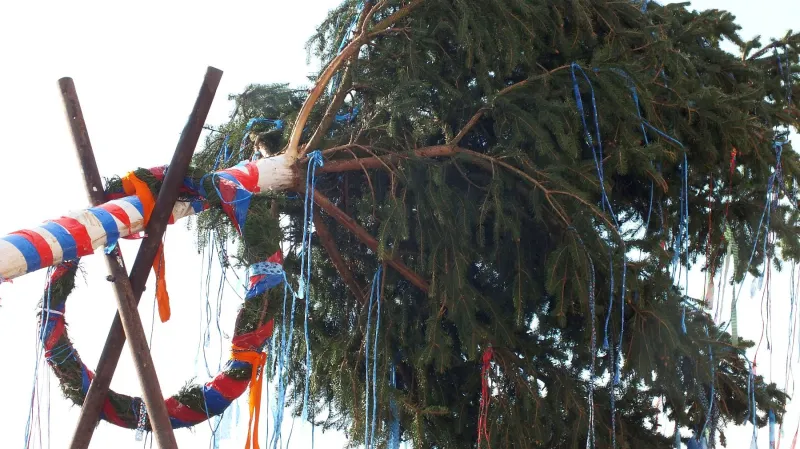 Stavění Máje - Chrudichromy