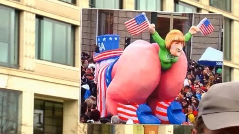 Demonstrace stoupenců AfD