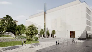 Vizualizace Janáčkova kulturního centra v Brně