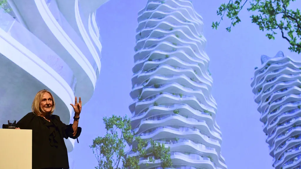 Eva Jiřičná a projekt výškové budovy na Žižkově