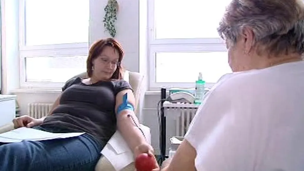Dárkyně krve při odběru