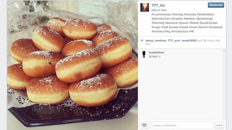 Masopustní koblížky - Berlín